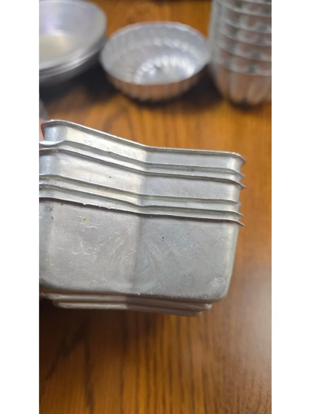 Vintage Aluminum Baking Molds Set - Various Shapes